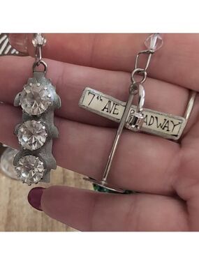 LATR 7th & Broadway Street Signs & Traffic Lights Earrings